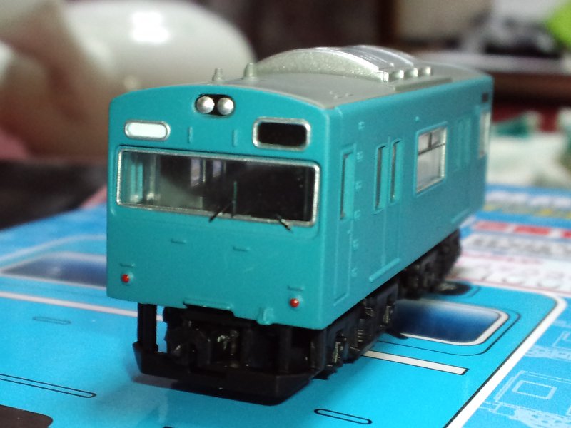 103系スカイブルー先頭車